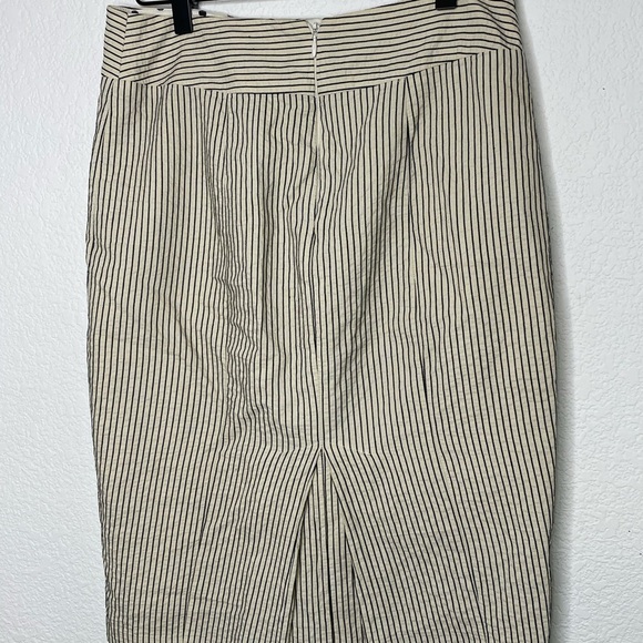 Anthropologie Eva Franco skirt pencil sz 4 black and cream - Picture 5 of 9